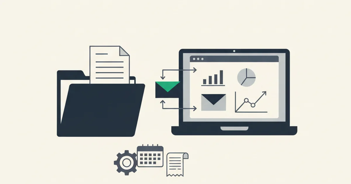 Xero accounting dashboard open on a laptop with invoice data flowing in from an external integration