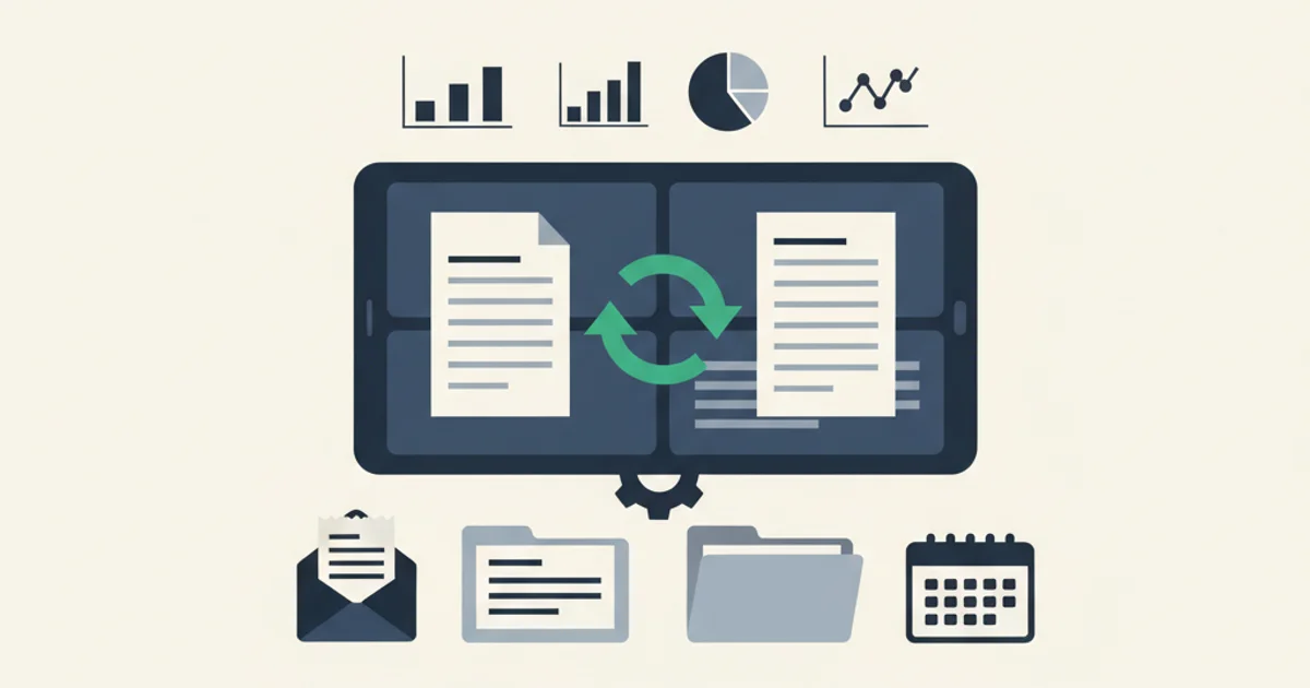 Finance team matching invoices against bank statements on a shared dashboard